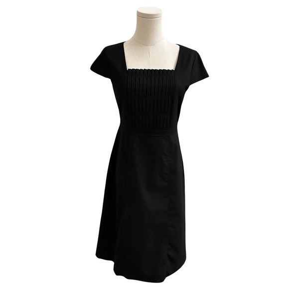 Women's Ann Taylor Cap Sleeve Midi-Length Lined Dress Size 0 - Picture 10 of 11